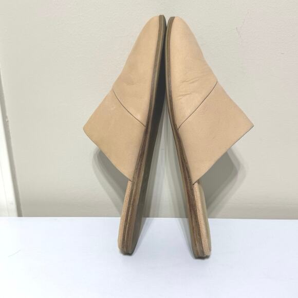 Toms Women’s Jade Slip On Mule Low Stacked Shoes Size 9.5 Beige Soft Leather - Picture 6 of 10